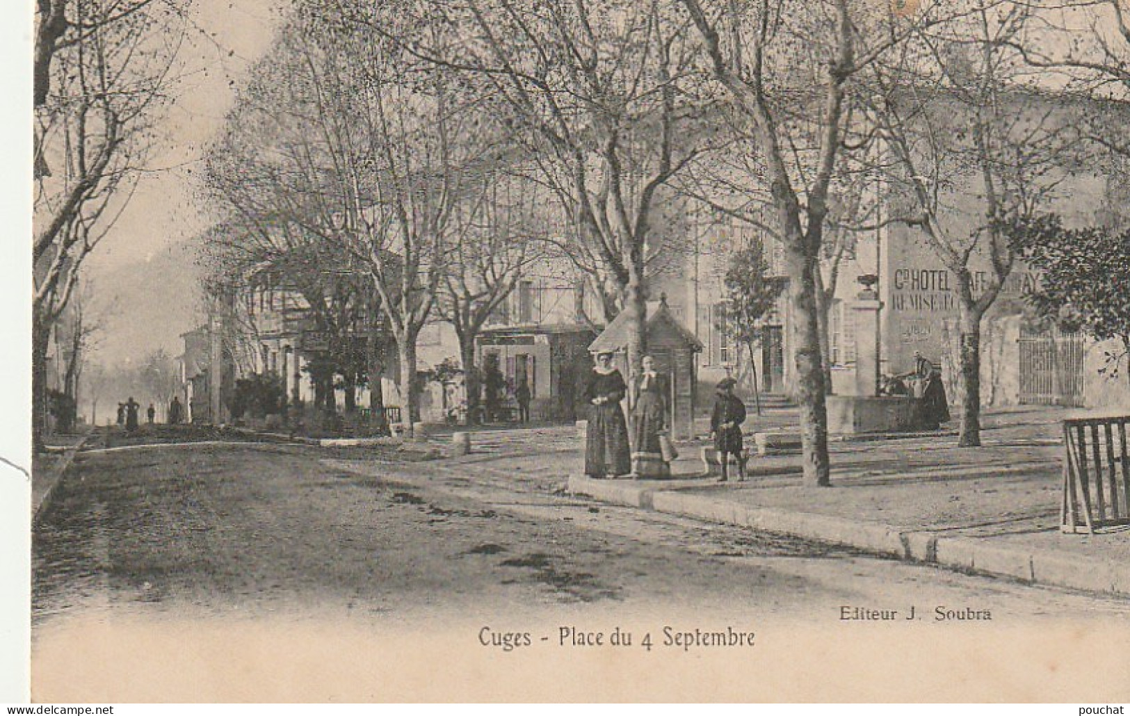 PE 1-(13)  CUGES - PLACE DU 4 SEPTEMBRE   - 2 SCANS - Other & Unclassified