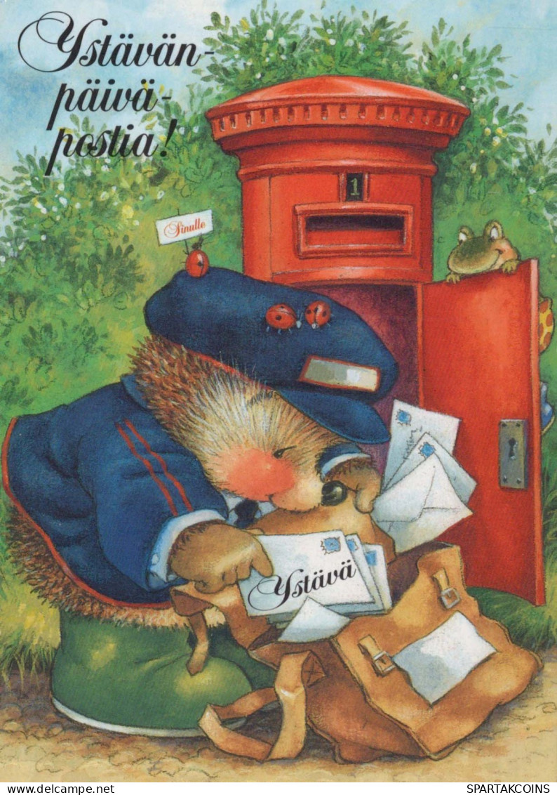 HEDGEHOG Animals Vintage Postcard CPSM #PBR220.GB - Sonstige & Ohne Zuordnung