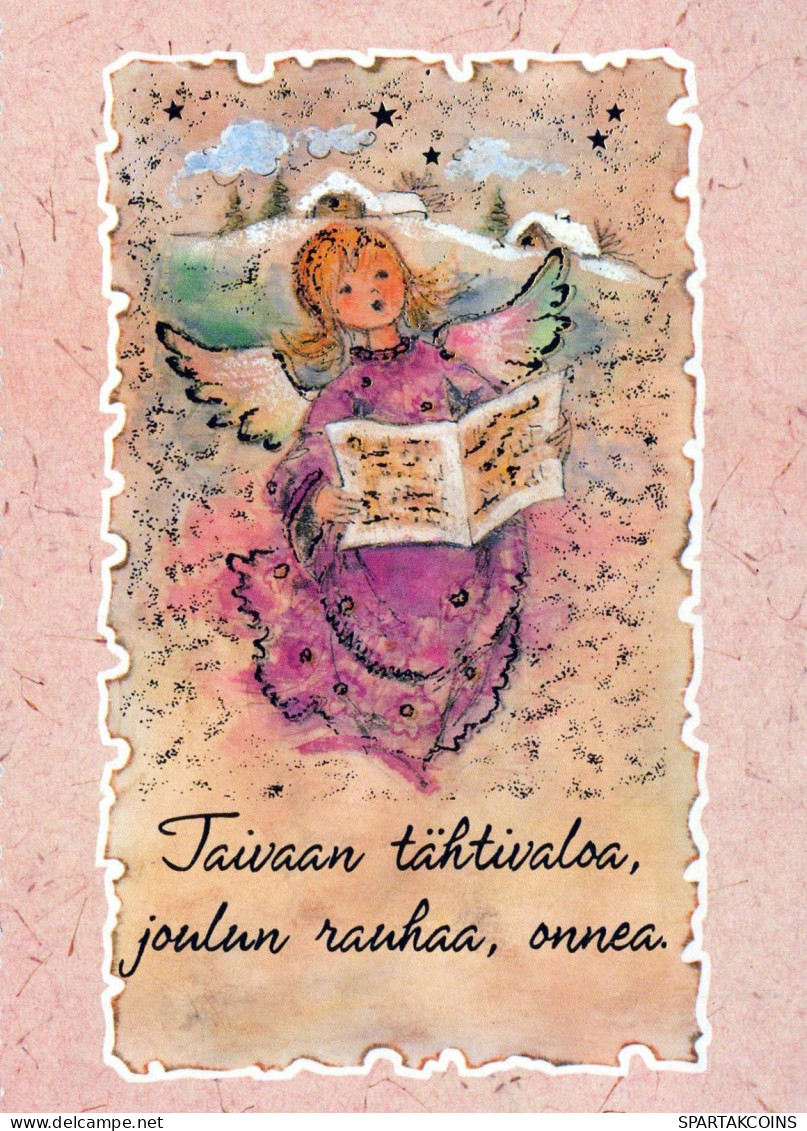ANGEL Christmas Vintage Postcard CPSM #PBP413.GB - Angels