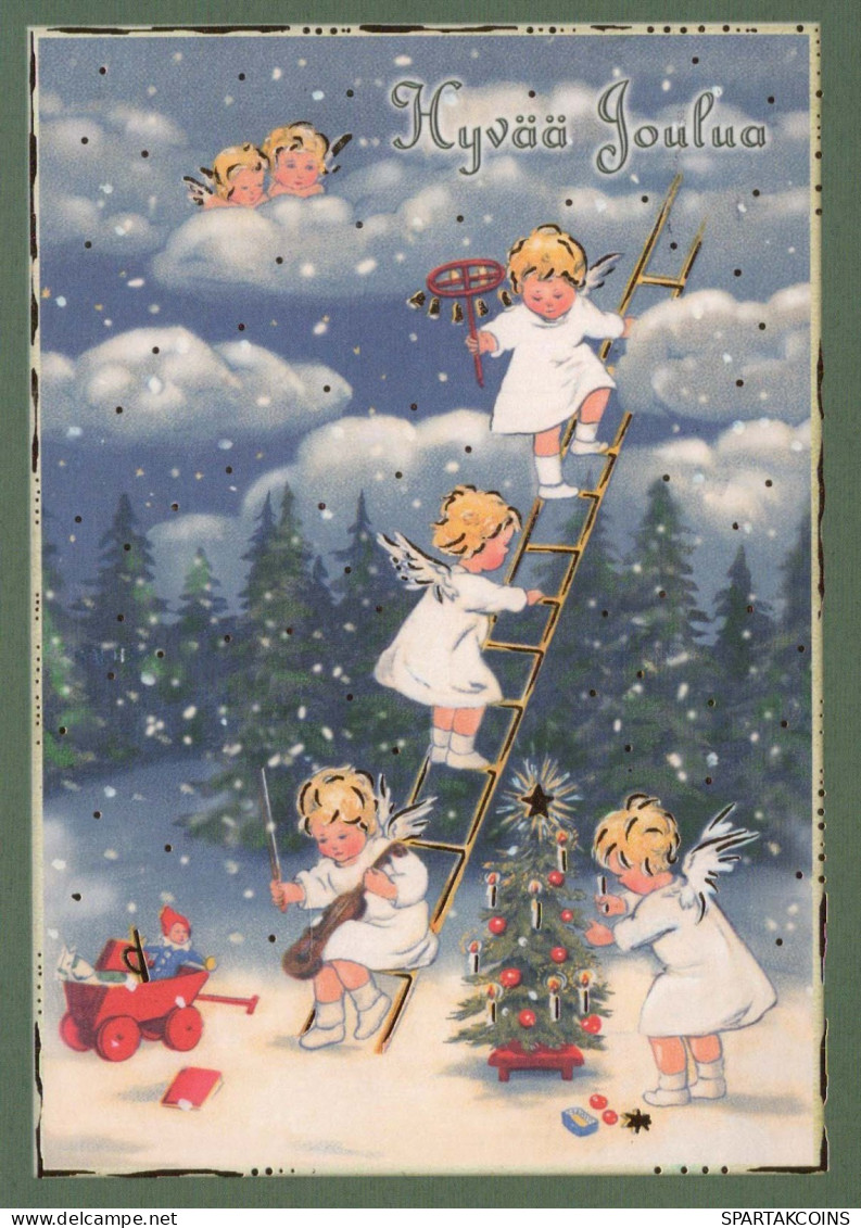 ANGEL Christmas Vintage Postcard CPSM #PBP606.GB - Angels