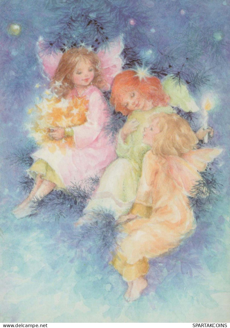 ANGEL Christmas Vintage Postcard CPSM #PBP543.GB - Angels