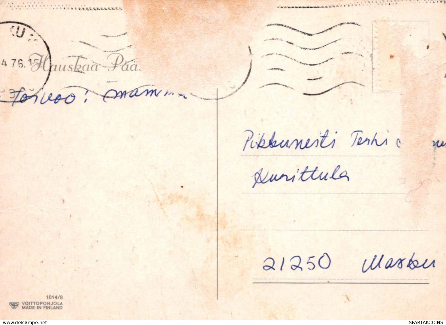 EASTER EGG Vintage Postcard CPSM #PBO221.GB - Easter