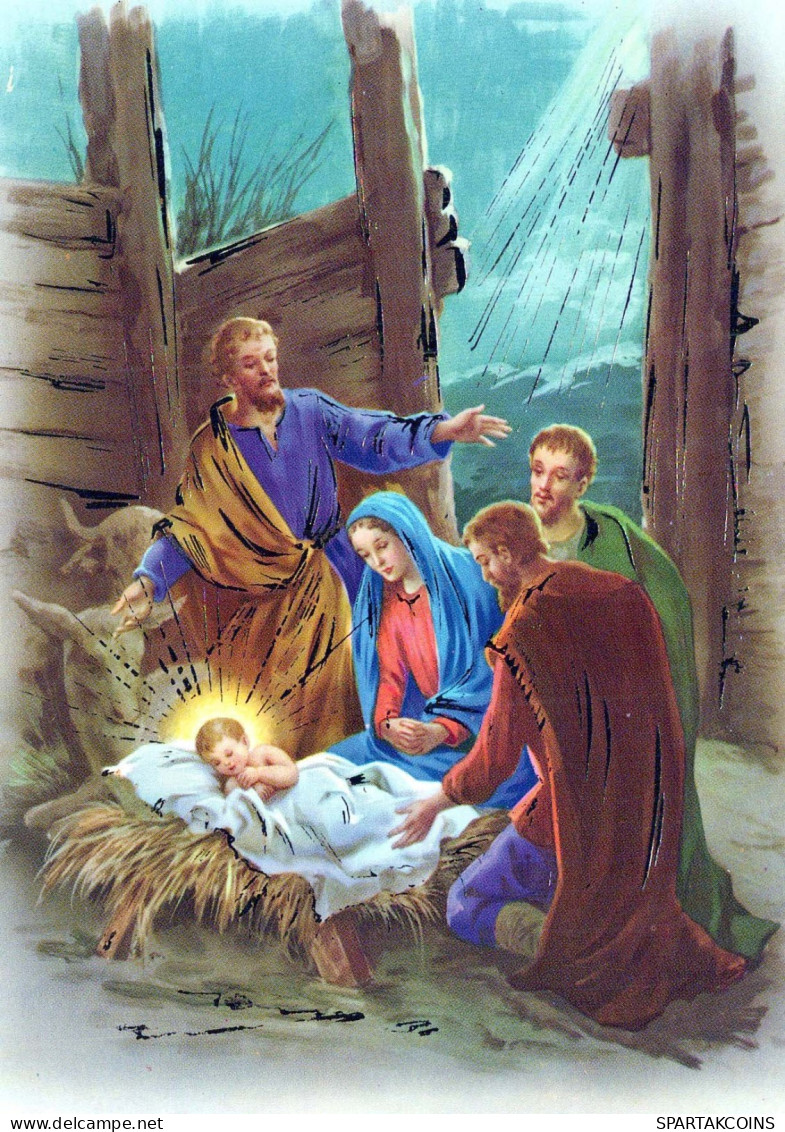 Virgen Mary Madonna Baby JESUS Christmas Religion #PBB700.GB - Jungfräuliche Marie Und Madona