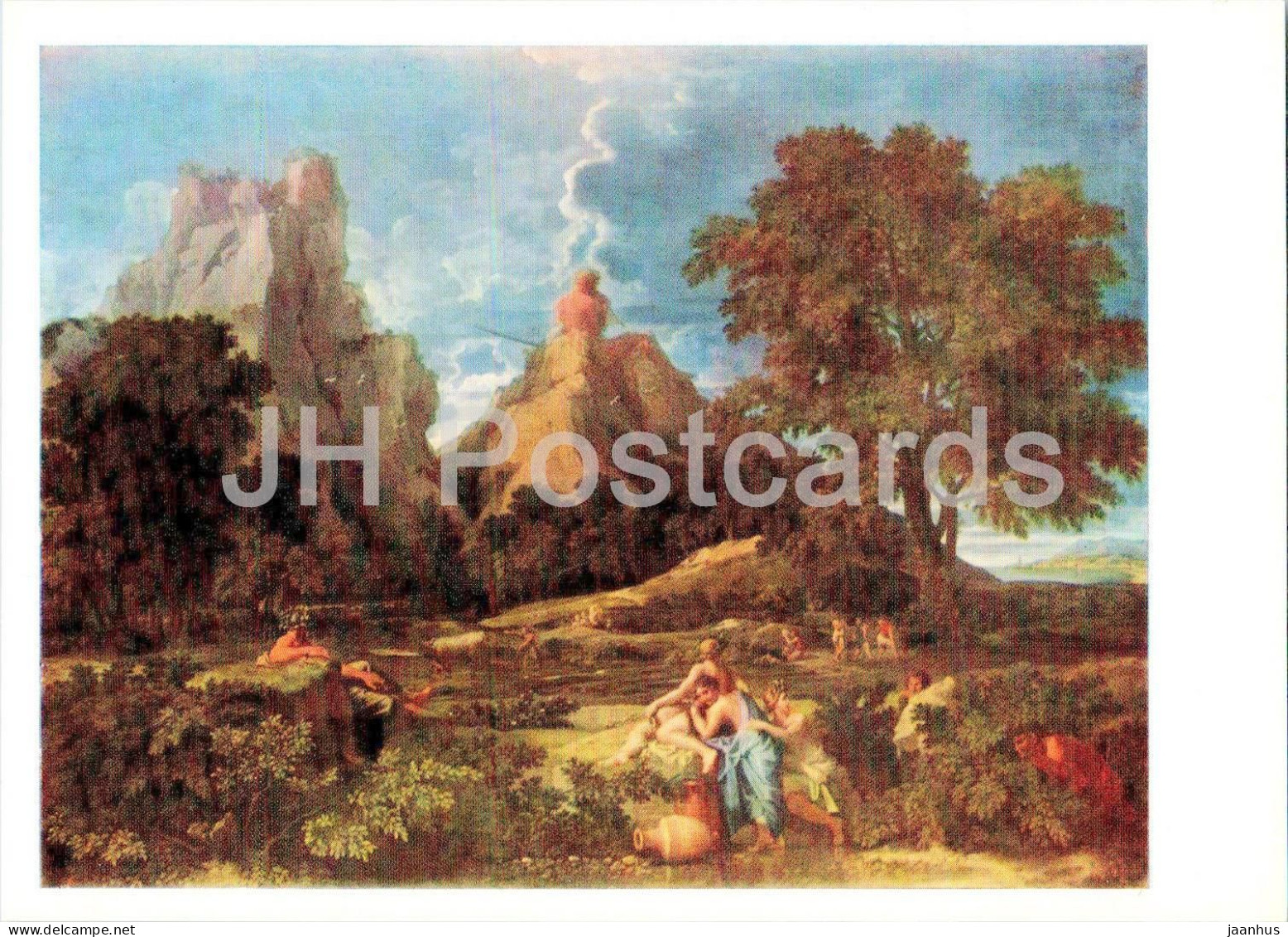 Painting By Nicolas Poussin - Landscape With Polyphemus - French Art - 1972 - Russia USSR - Unused - Pittura & Quadri