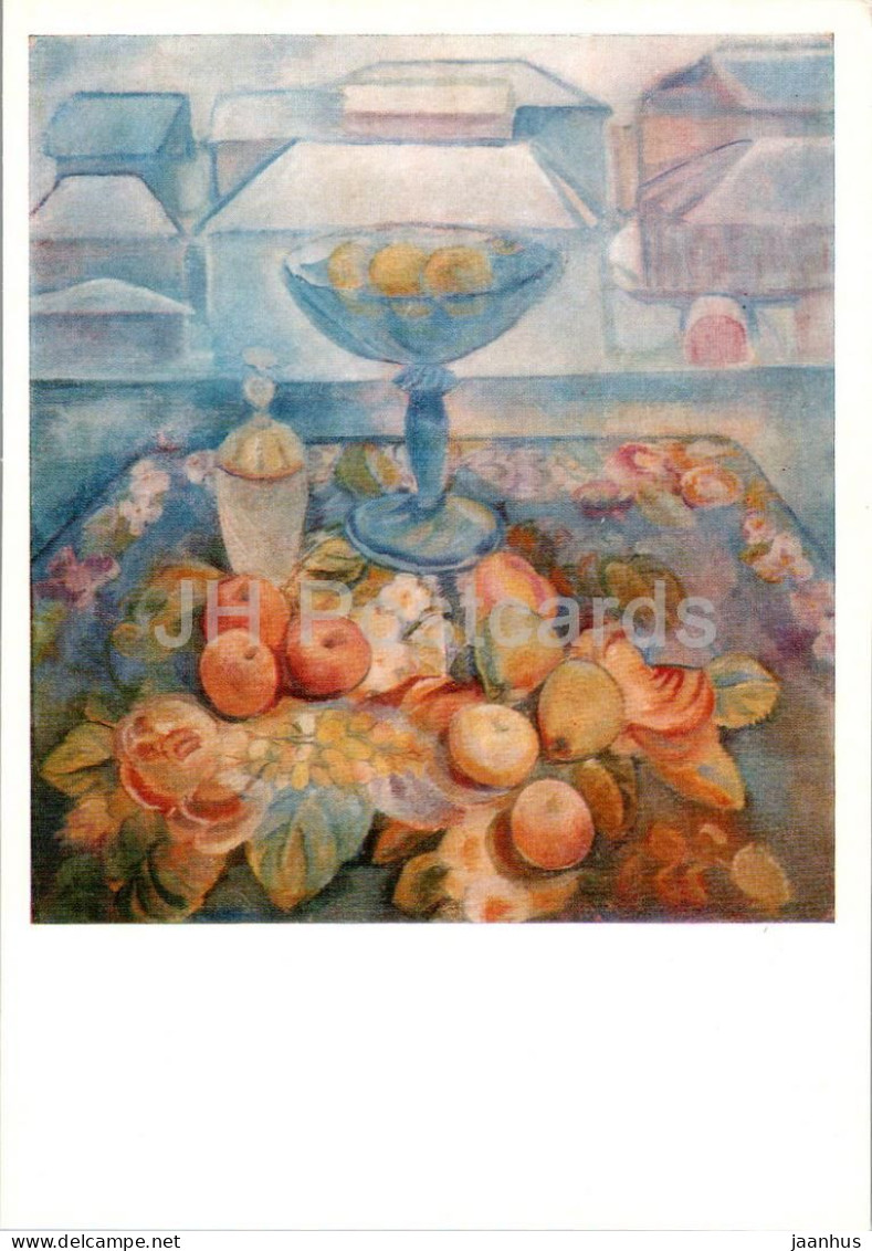 Painting By P. Kuznetsov - Still Life - Apple - Russian Art - 1979 - Russia USSR - Unused - Paintings