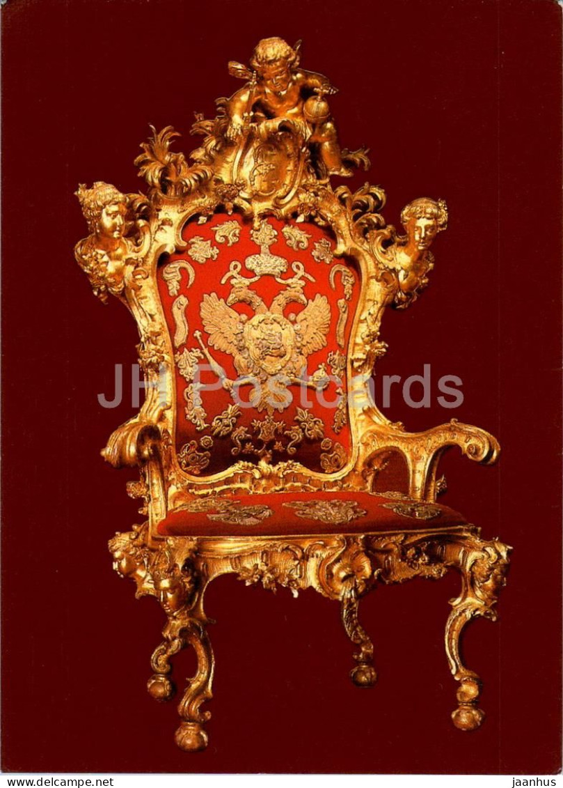 The Moscow Armoury Treasures - Throne Of Empress Yelizaveta Petrovna - Museum - Aeroflot - Russia USSR - Unused - Rusland