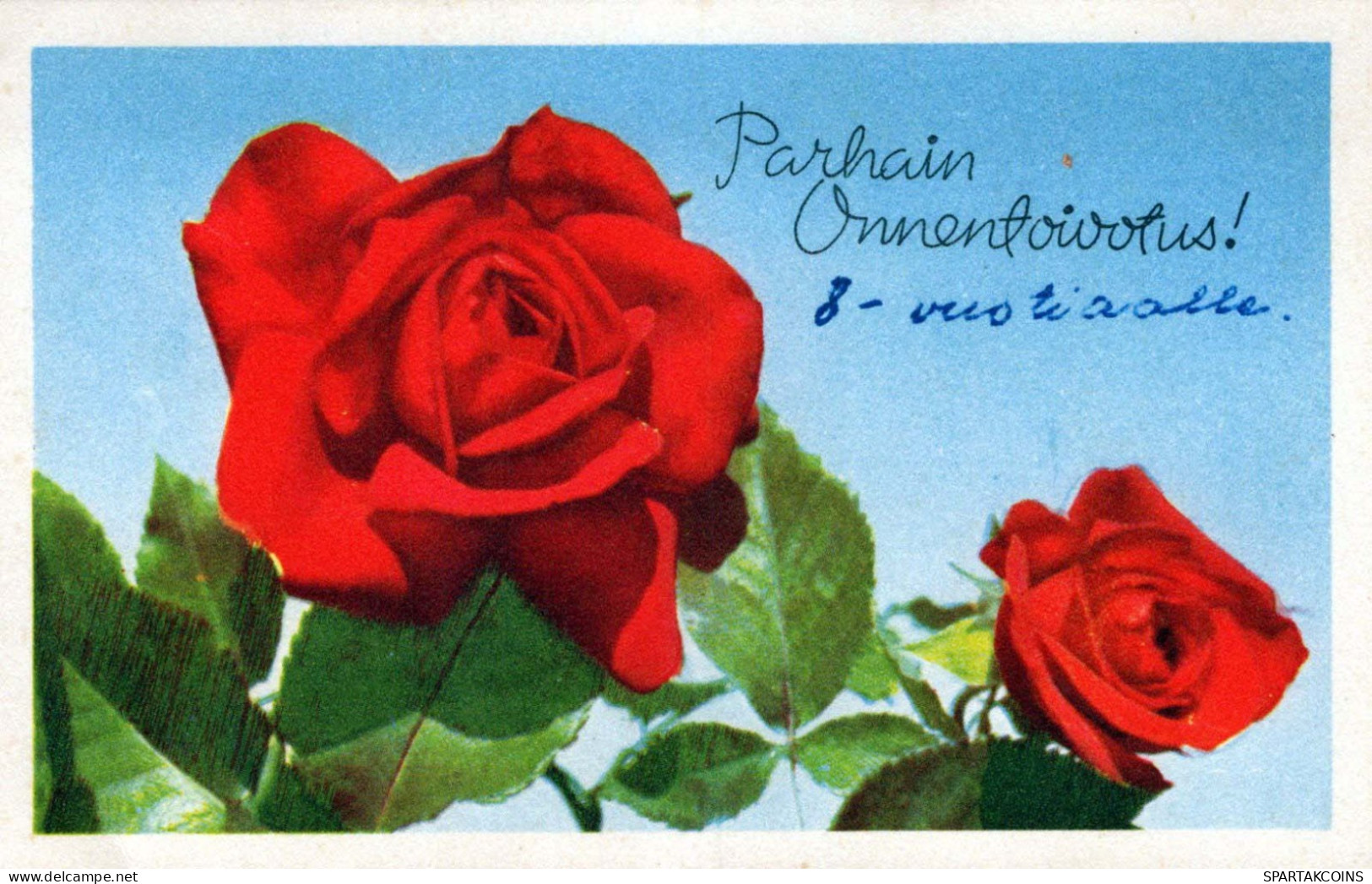 FIORI Vintage Cartolina CPA #PKE618.IT - Blumen