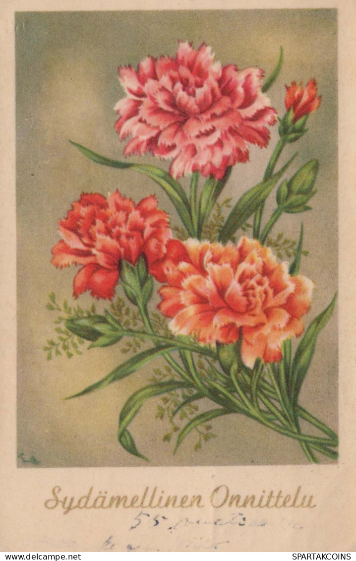 FIORI Vintage Cartolina CPA #PKE557.IT - Fleurs