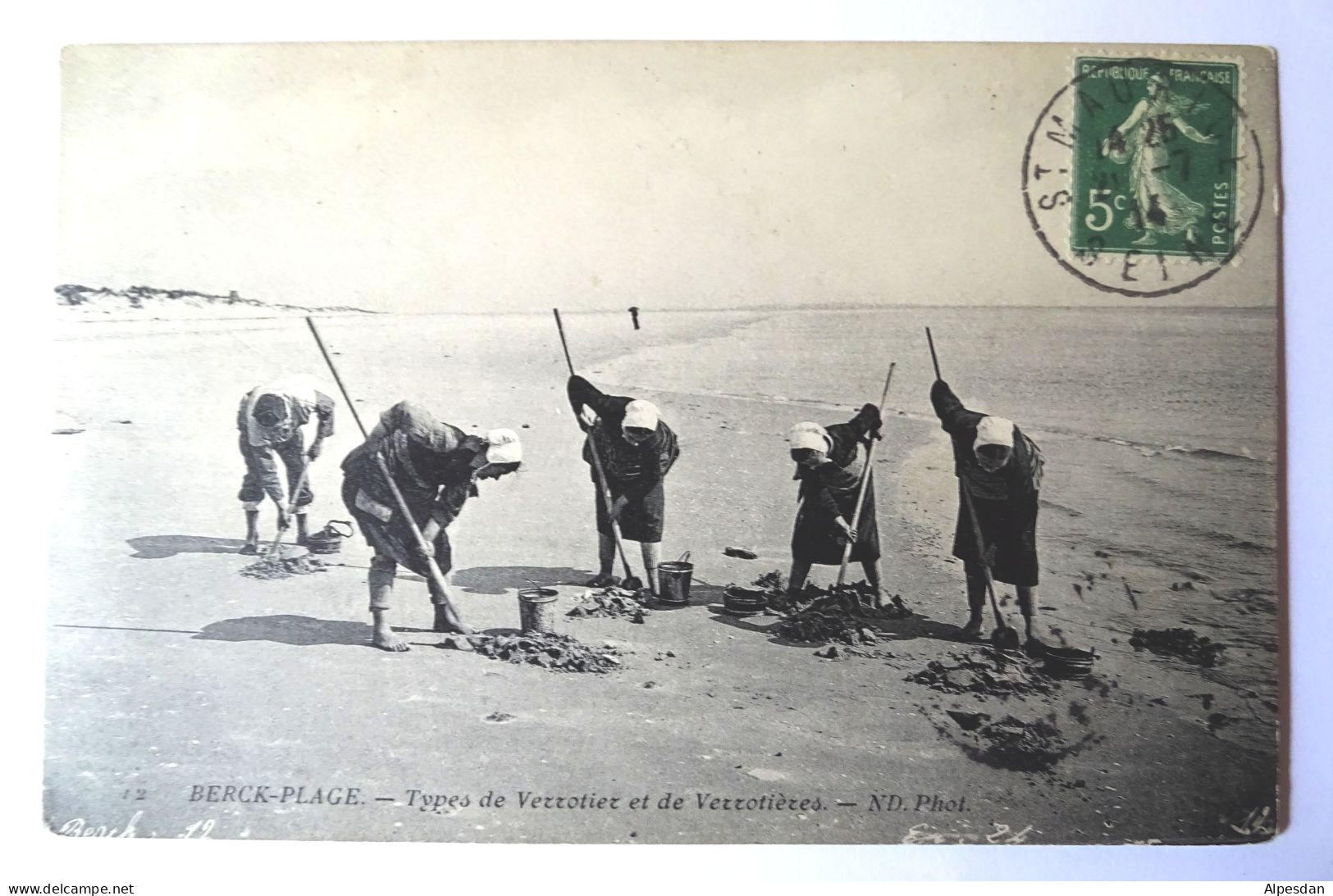 BERCK-PLAGE. Types De Verrotier Et De Verrotières - Berck