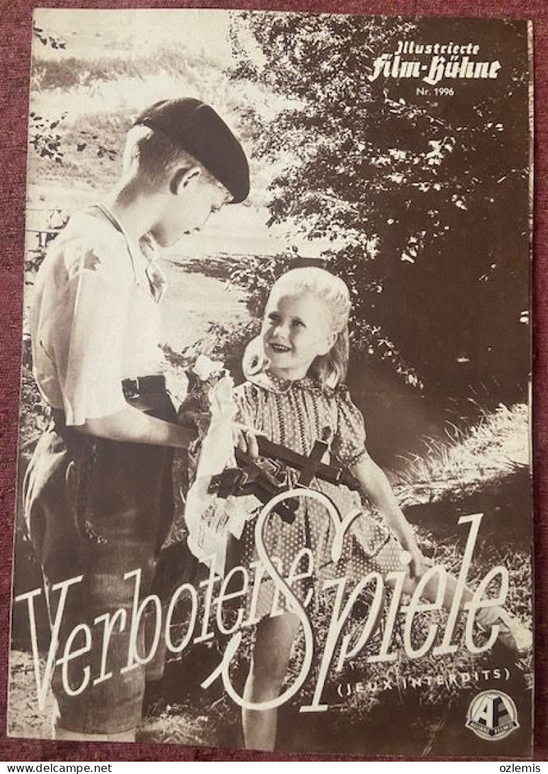 VERBOTENE SPIELE ,ILLUSTRIERTE ,FILM - KUHNE ,CINEMA,MOVIE ,MAGAZINE - Cinema & Televisione