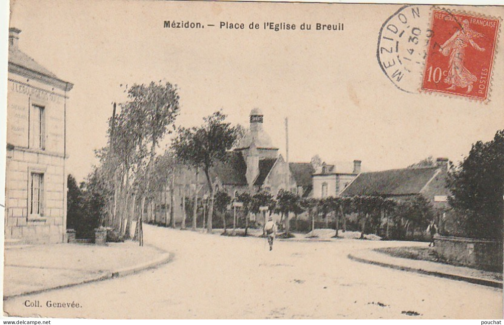 PE 3-(14) MEZIDON - PLACE DE L' EGLISE DU BREUIL - 2 SCANS - Other & Unclassified