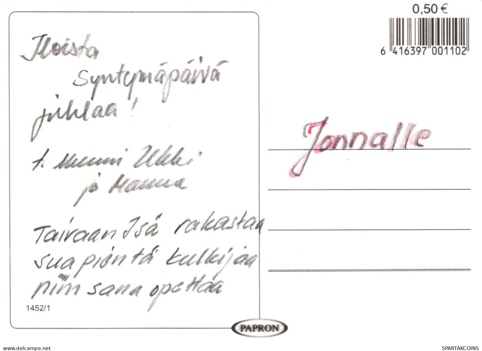 BUON COMPLEANNO 9 Años RAGAZZA BAMBINO Vintage Postal CPSM #PBT866.IT - Compleanni