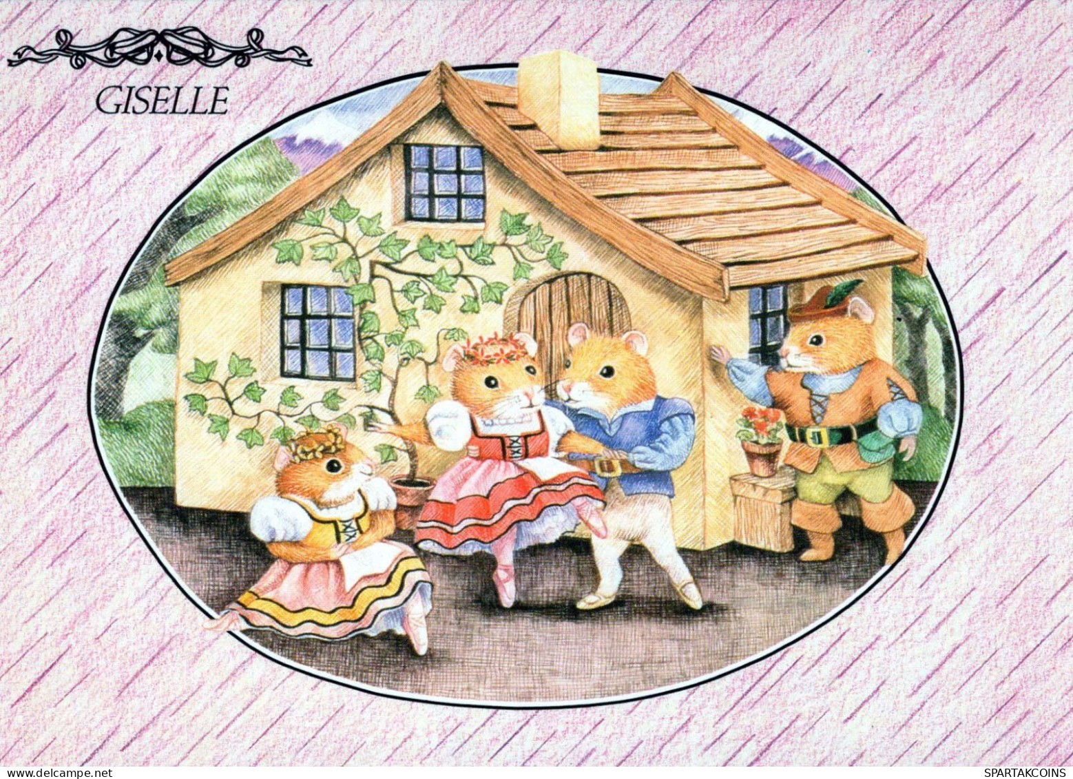 MOUSE Animale Vintage Cartolina CPSM #PBR368.IT - Sonstige & Ohne Zuordnung