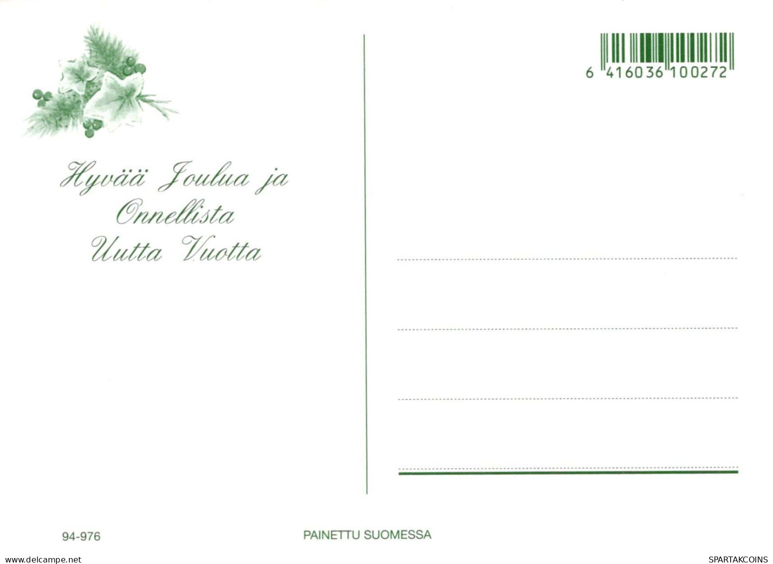 Buon Anno Natale Vintage Cartolina CPSM #PBN482.IT - Neujahr