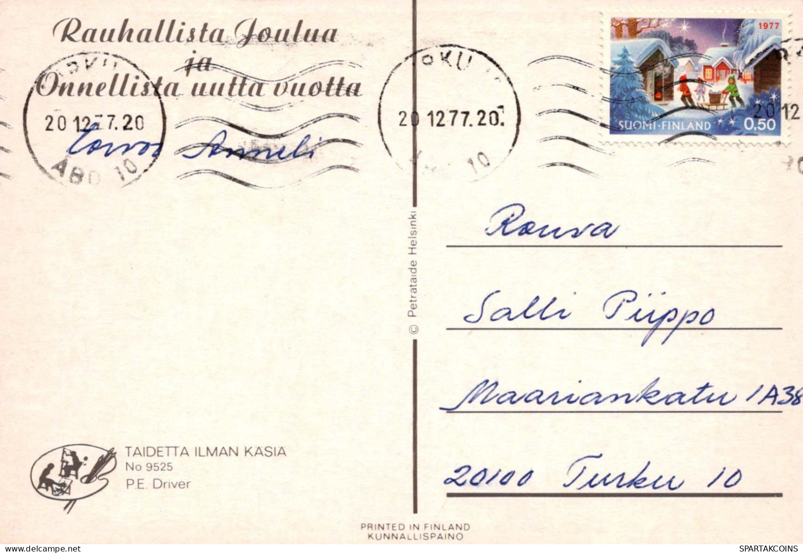 SAINT Natale Cristianesimo Religione Vintage Cartolina CPSM #PBB969.IT - Heiligen