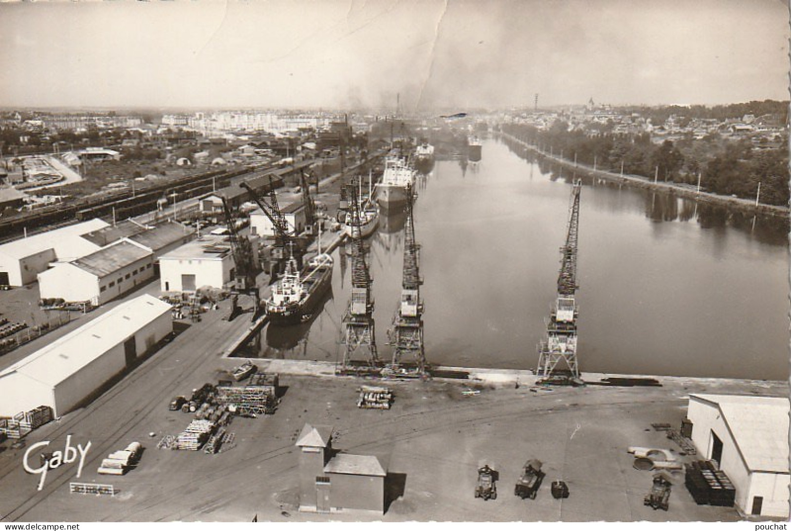 PE 4-(14) CAEN - LE PORT - GRUES  - 2 SCANS - Caen