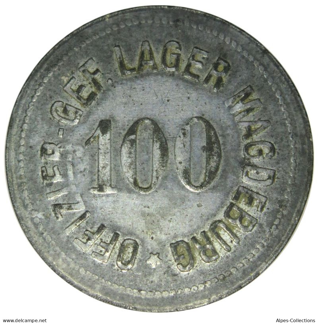 ALLEMAGNE - MAGDEBURG - 100.1 - Monnaie Nécessité Camp Prisonniers - 100 Pfennig - Monedas/ De Necesidad