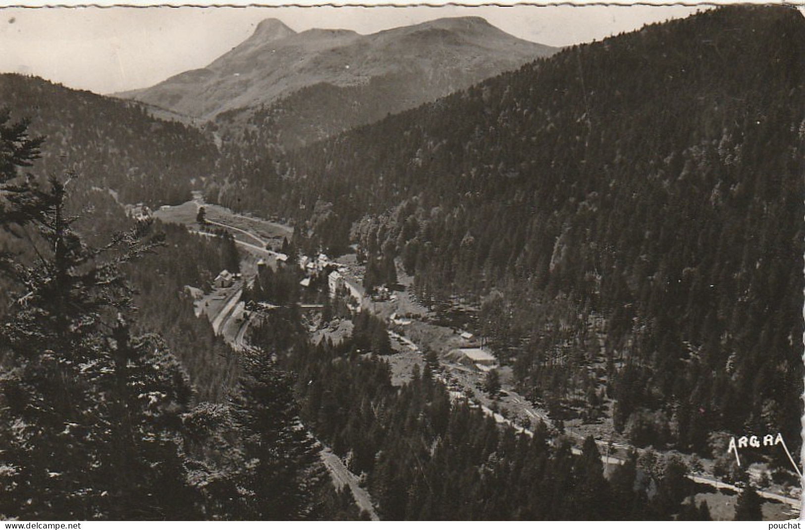 PE 5-(15) LE LIORAN - VUE D' ENSEMBLE - AU FOND , LE PUY GRIOU - 2 SCANS - Sonstige & Ohne Zuordnung