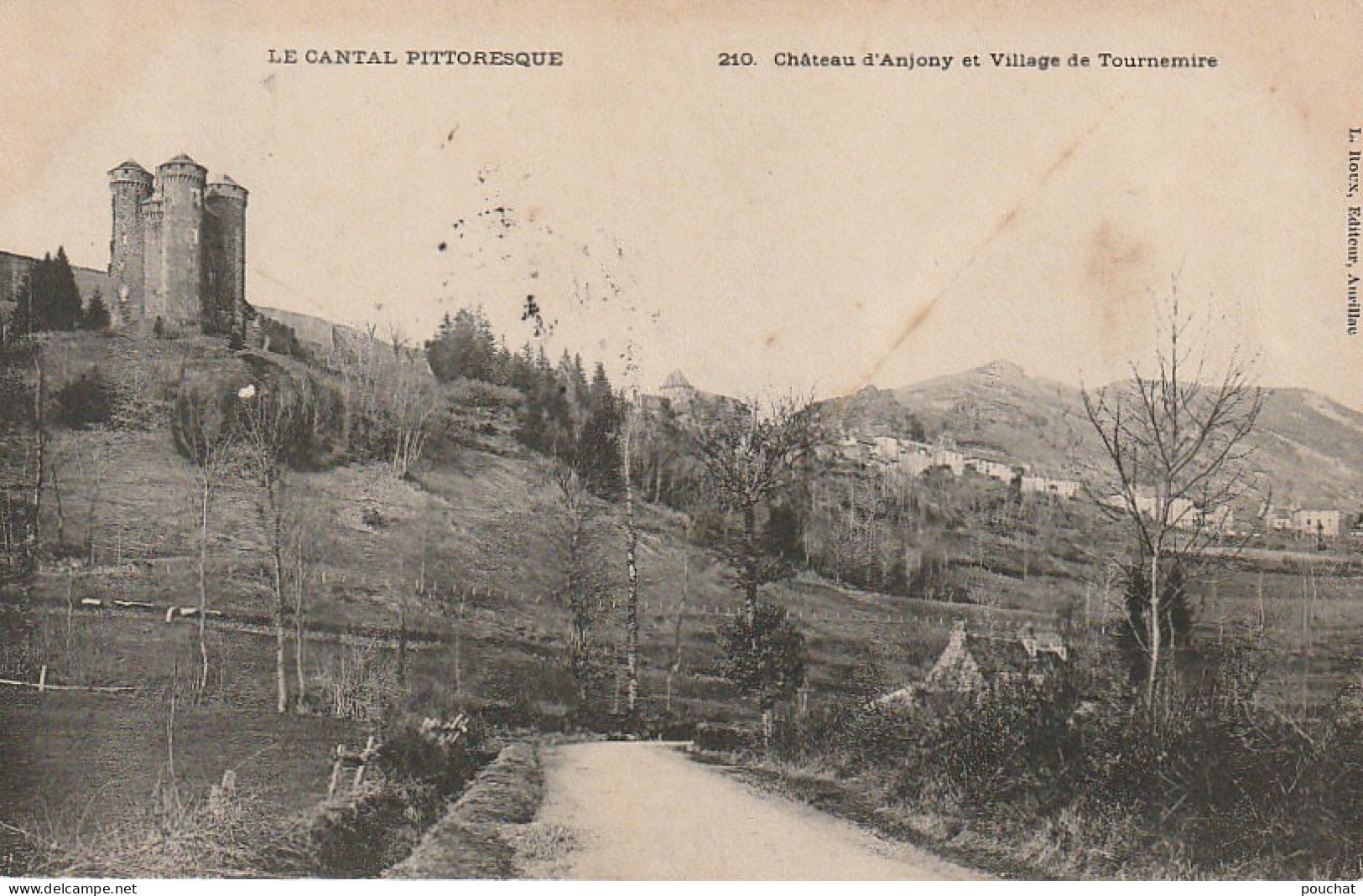 PE 5-(15) CHATEAU D' ANJONY ET VILLAGE DE TOURNEMIRE - 2 SCANS - Sonstige & Ohne Zuordnung