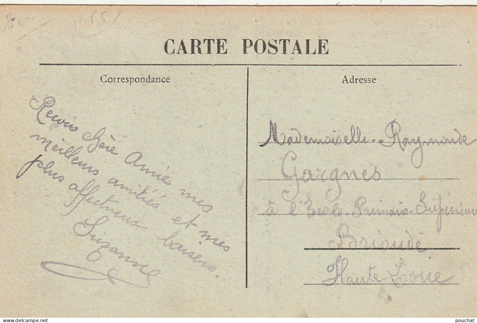 PE 5-(15) MASSIAC - LA ROUTE NATIONALE PARIS PERPIGNAN ( PERSECTIVE DU ROCHER SAINTE MADELEINE ) - 2 SCANS - Sonstige & Ohne Zuordnung