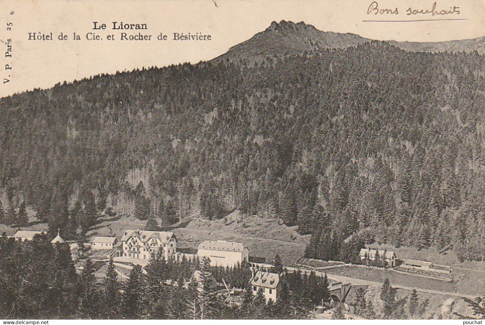 PE 5-(15) LE LIORAN - HOTEL DE LA Cie ET ROCHER DE BESIVIERE - 2 SCANS - Sonstige & Ohne Zuordnung