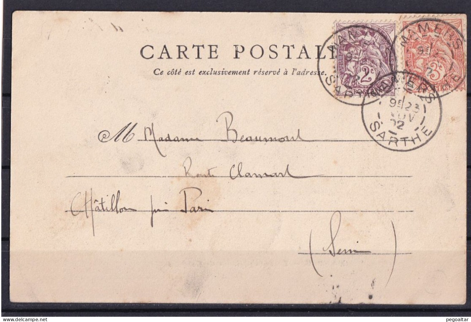 Jolie Carte à 5 Cts. - 1877-1920: Semi Modern Period