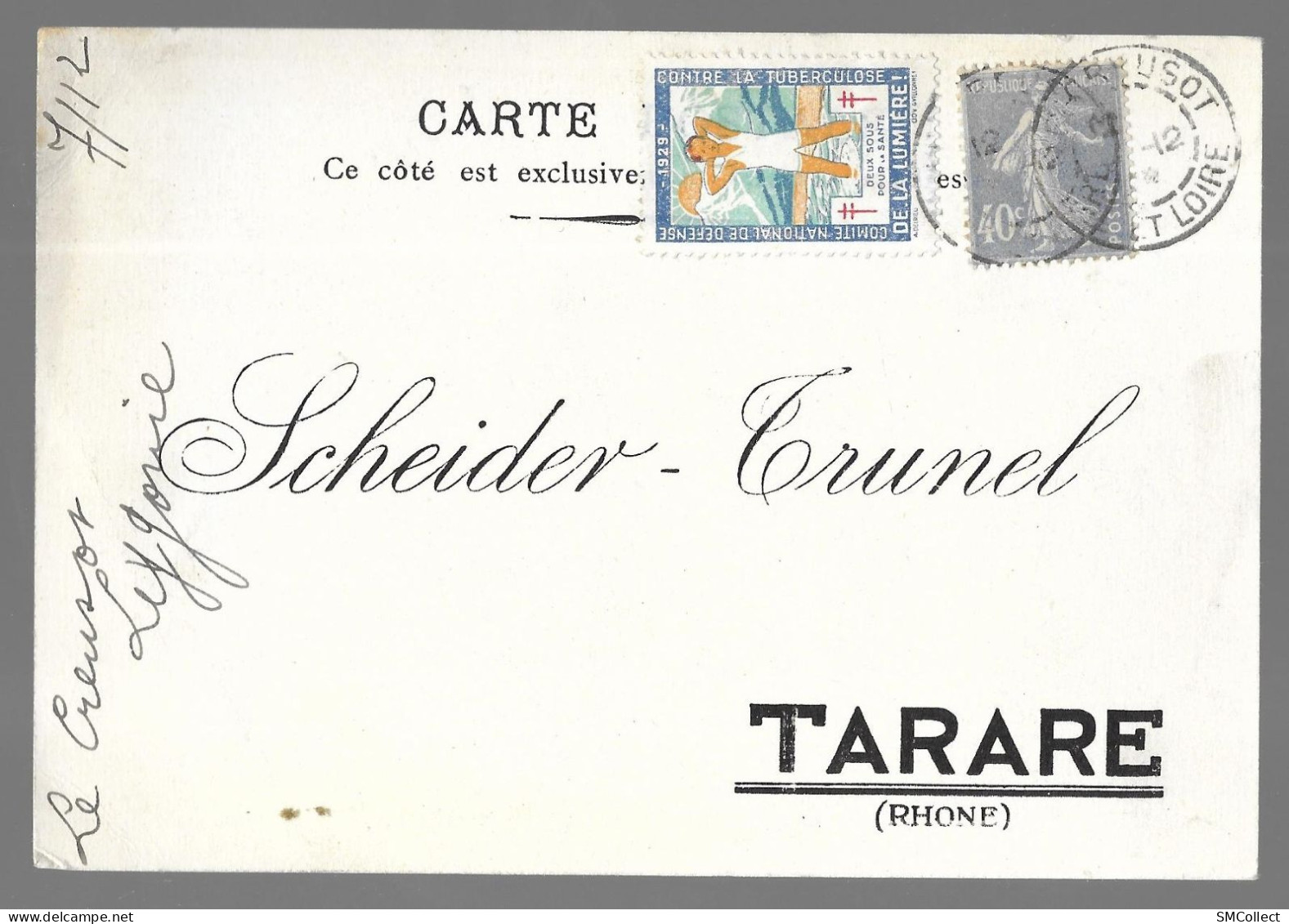 Tarare. Carte Postale Des établissements Scheider Trunel (GF3911) - Tarare