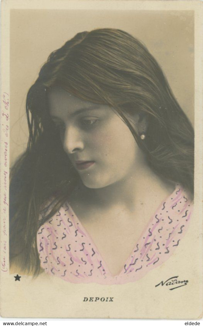 Long Loose Hair Artist Depoix Photo By Nadar  1905 Coiffeur Saint Emilion - Entertainers