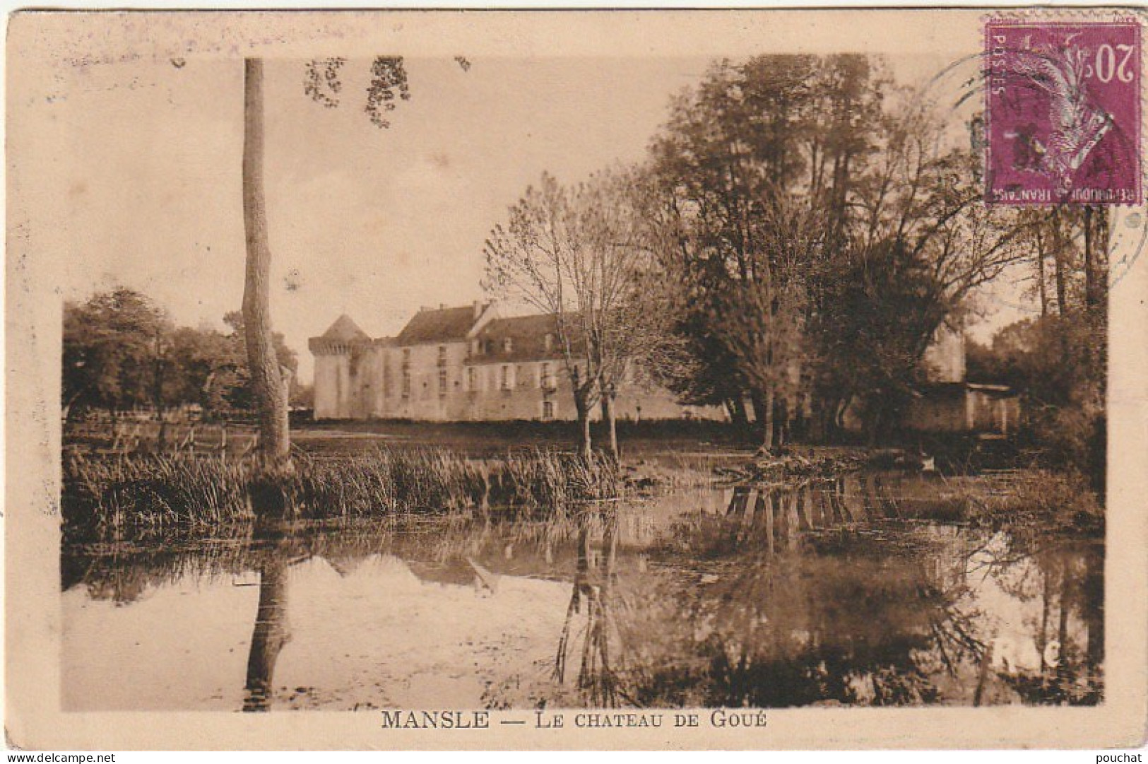 PE 7-(16) MANSLE - LE CHATEAU DE GOUE - 2 SCANS - Mansle