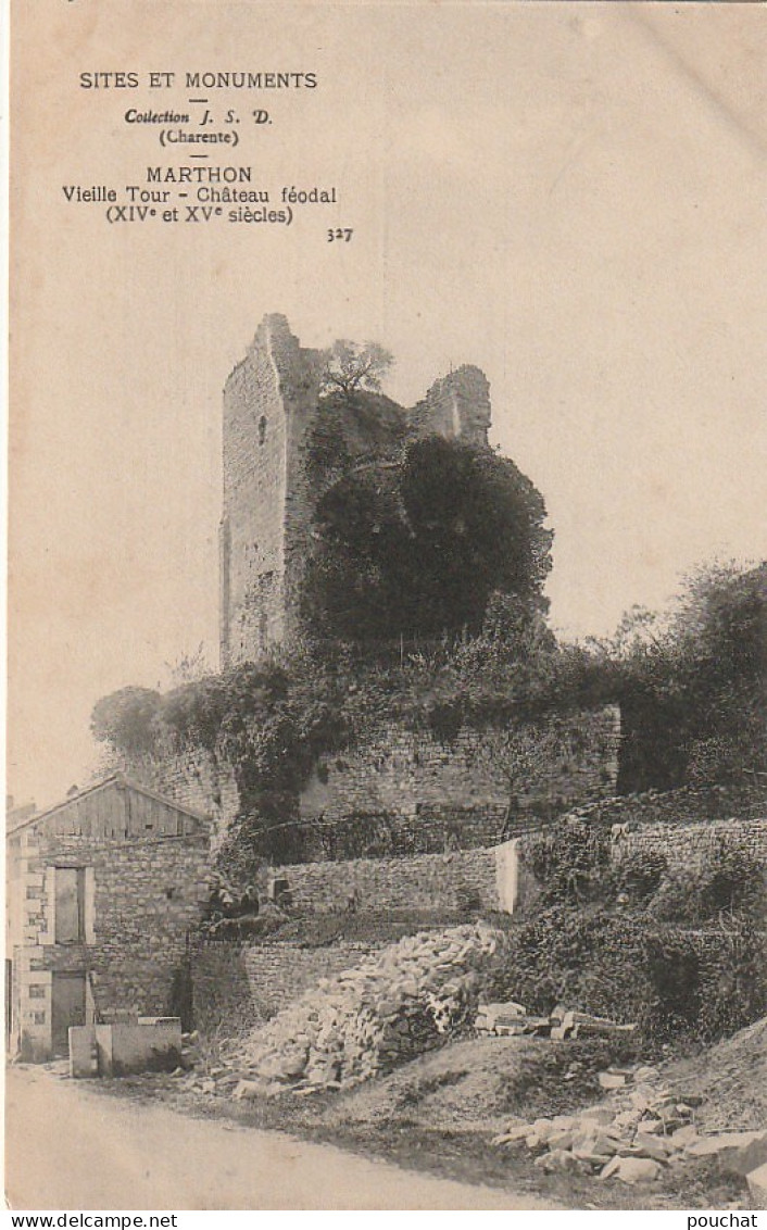 PE 7-(16) MARTHON - VIEILLE TOUR - CHATEAU FEODAL - 2 SCANS - Other & Unclassified