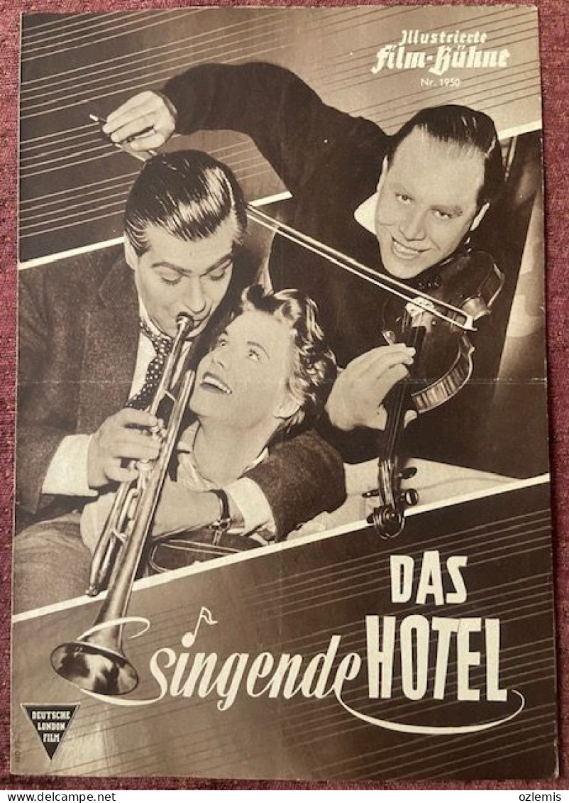 DAS SINGENDE HOTEL ,ILLUSTRIERTE ,FILM - KUHNE ,CINEMA,MOVIE ,MAGAZINE - Kino & Fernsehen