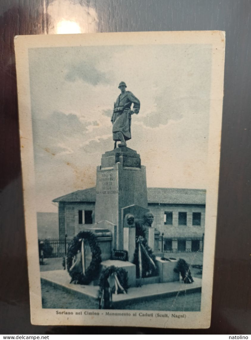 Fp VG Soriano Nel Cimino Viterbo Monumento Ai Caduti - Viterbo