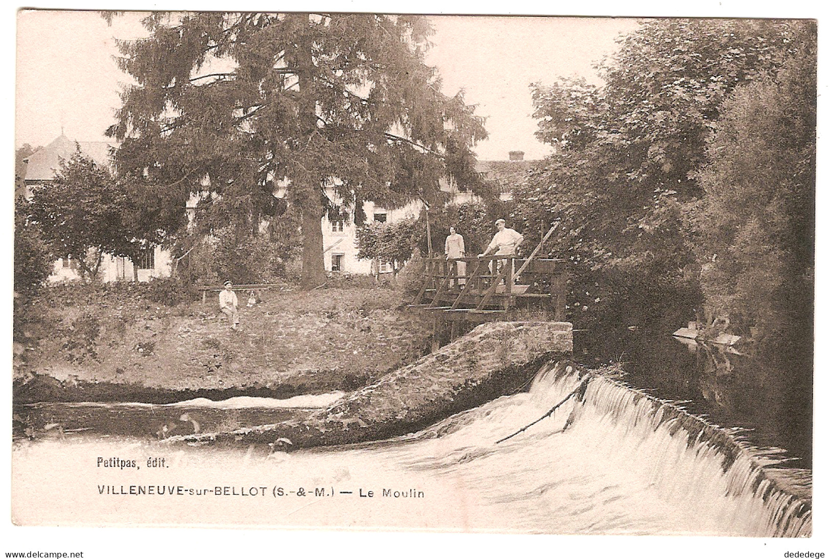 VILLENEUVE-SUR-BELLOT.LE MOULIN (ANIME) - Sonstige & Ohne Zuordnung