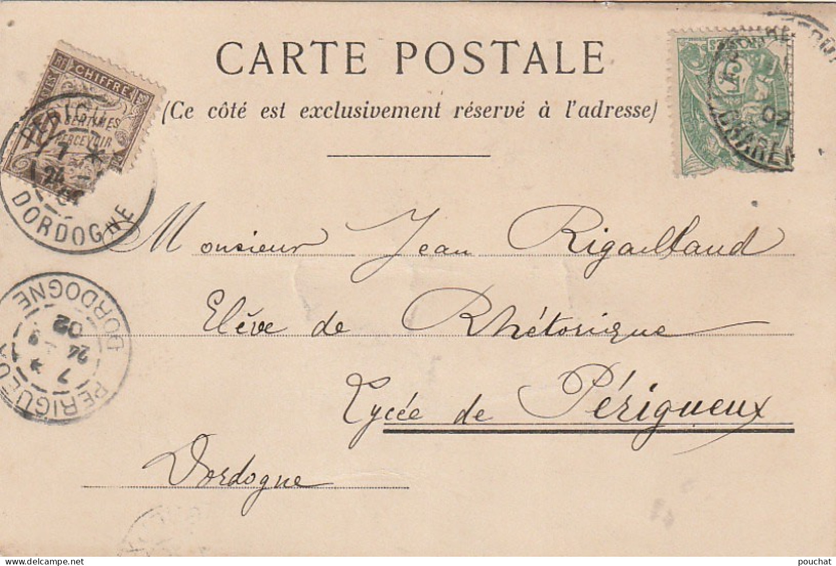 PE 7-(16) CAMP DE LA BRACONNE - CERCLE DE MM. LES OFFICIERS - CARTE COLORISEE - 2 SCANS - Angouleme