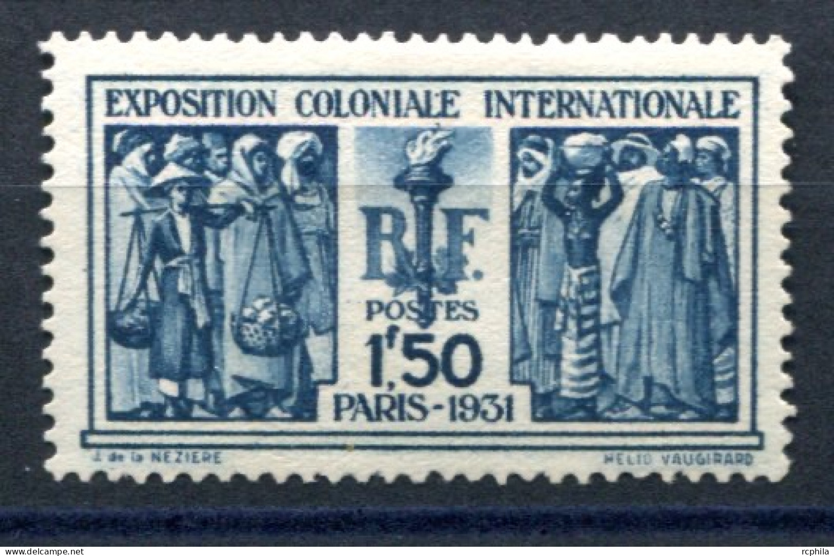 RC 27578 FRANCE COTE 50€ N° 274 EXPOSITION COLONIALE INTERNATIONALE DE 1931 NEUF * MH TB - Neufs