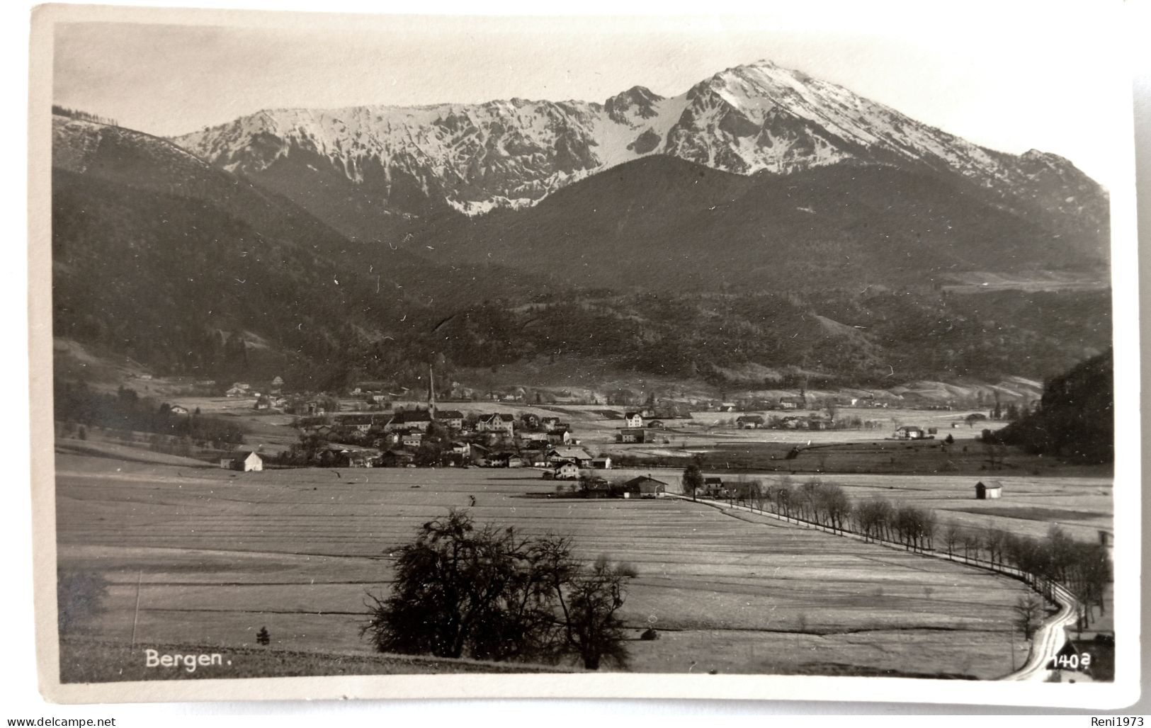 Bergen, Bei Traunstein, Berge, Gesamtansicht, Ca. 1940 - Traunstein