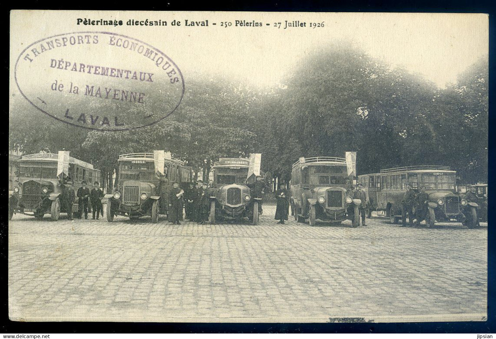 Cpa Du 53 Pélerinage Diocésain De Laval - 250 Pélerins - 27 Juillet 1926  MAI24-01 - Laval