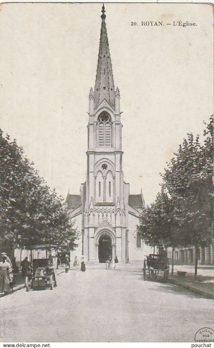 PE 9-(17) ROYAN - L ' EGLISE NOTRE DAME - 2 SCANS - Royan