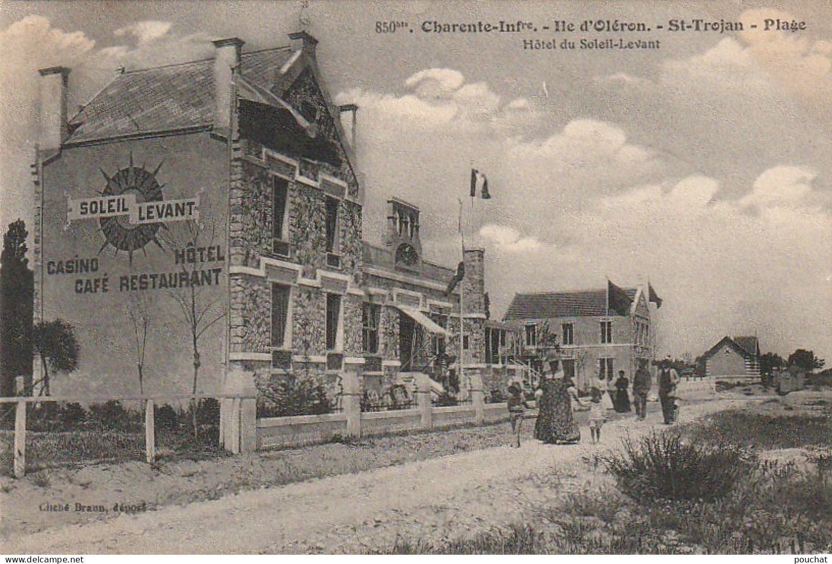 PE 9-(17) ILE D' OLERON - SAINT TROJAN PLAGE - HOTEL DU SOLEIL LEVANT - 2 SCANS - Ile D'Oléron