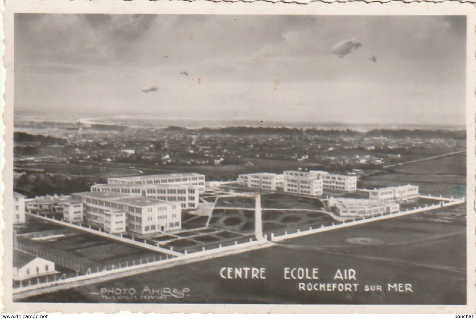 PE 10-(17) CENTRE ECOLE AIR - ROCHEFORT SUR MER - VUE PANORAMIQUE - 2 SCANS - Rochefort