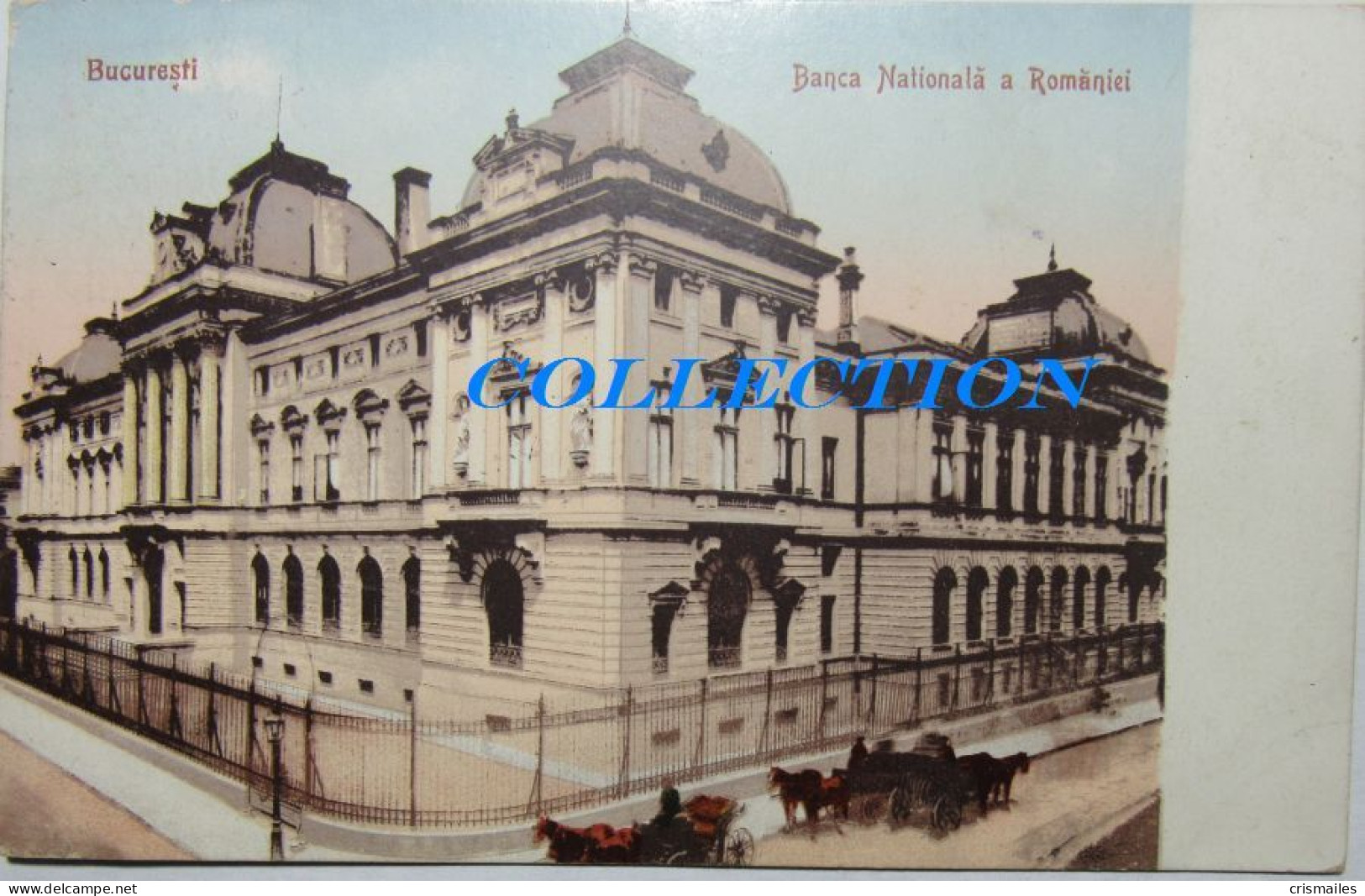 BUCURESTI 1907, Strada LIPSCANI, BANCA Nationala, Birjar, Cu Timbru Ploiesti - Romania