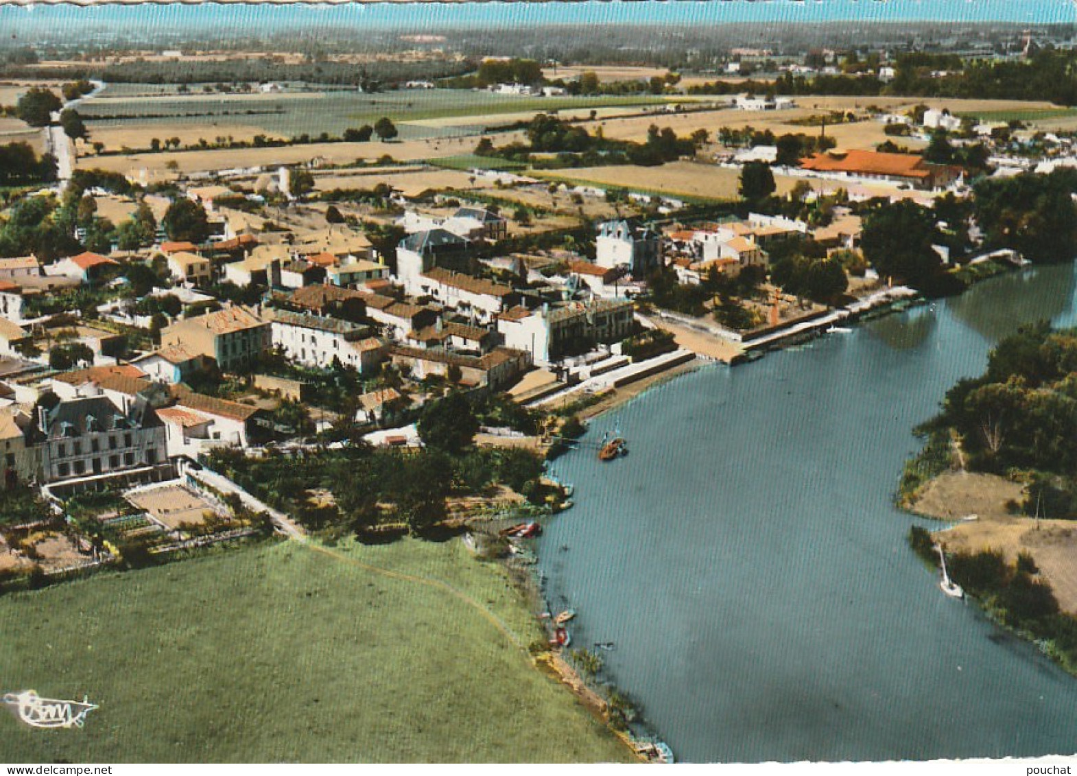 PE 11-(17) PORT D' ENVAUX - VUE GENERALE AERIENNE - CARTE COULEURS - 2 SCANS - Other & Unclassified