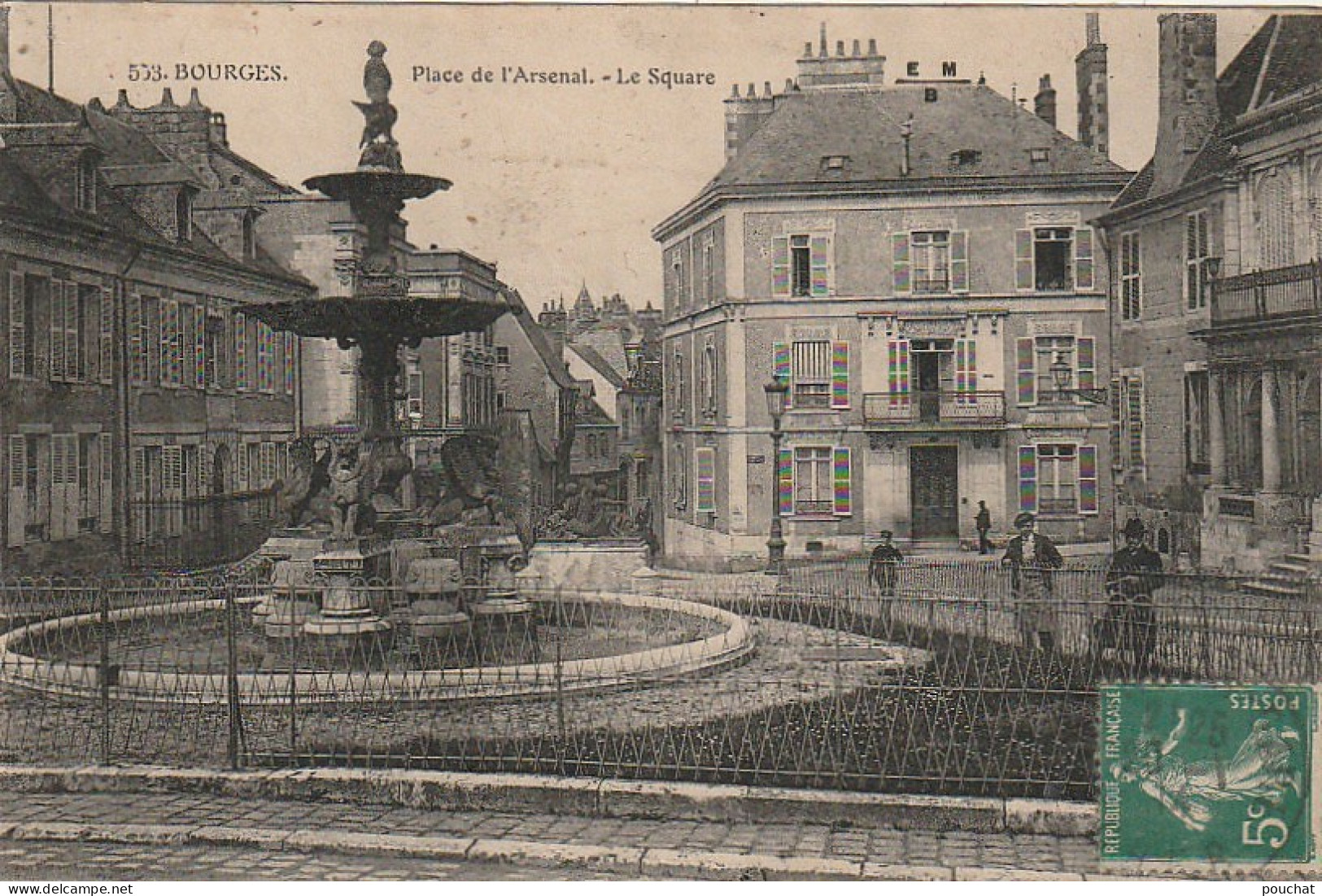 PE 12 -(18) BOURGES - PLACE DE L' ARSENAL - LE SQUARE  - 2 SCANS - Bourges