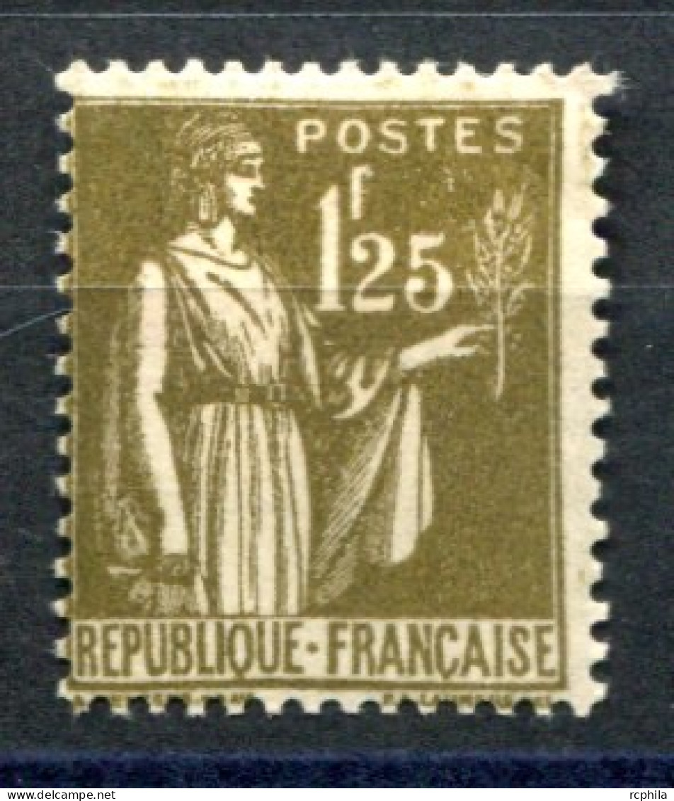 RC 27581 FRANCE COTE 85€ N° 287 - 1F25 OLIVE TYPE PAIX NEUF * MH TB - Ongebruikt