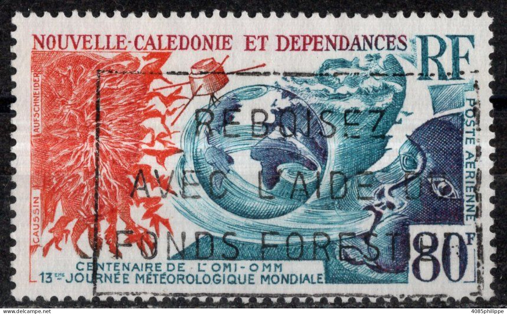 Nvelle CALEDONIE Timbre-Poste Aérienne N°140 Oblitéré Cote : 4€00 - Used Stamps
