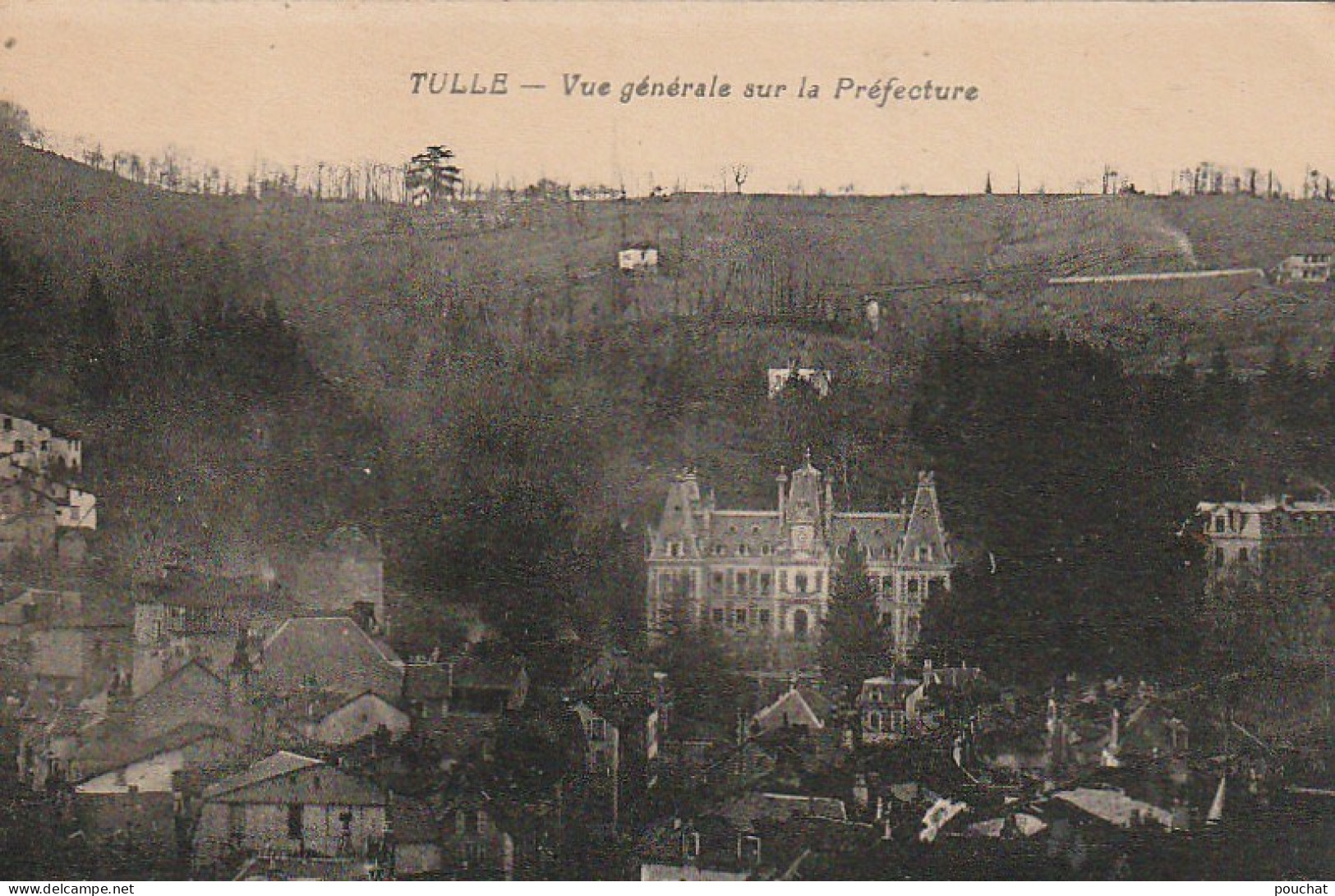 PE 13-(19) TULLE - VUE GENERALE SUR LA PREFECTURE - 2 SCANS - Tulle