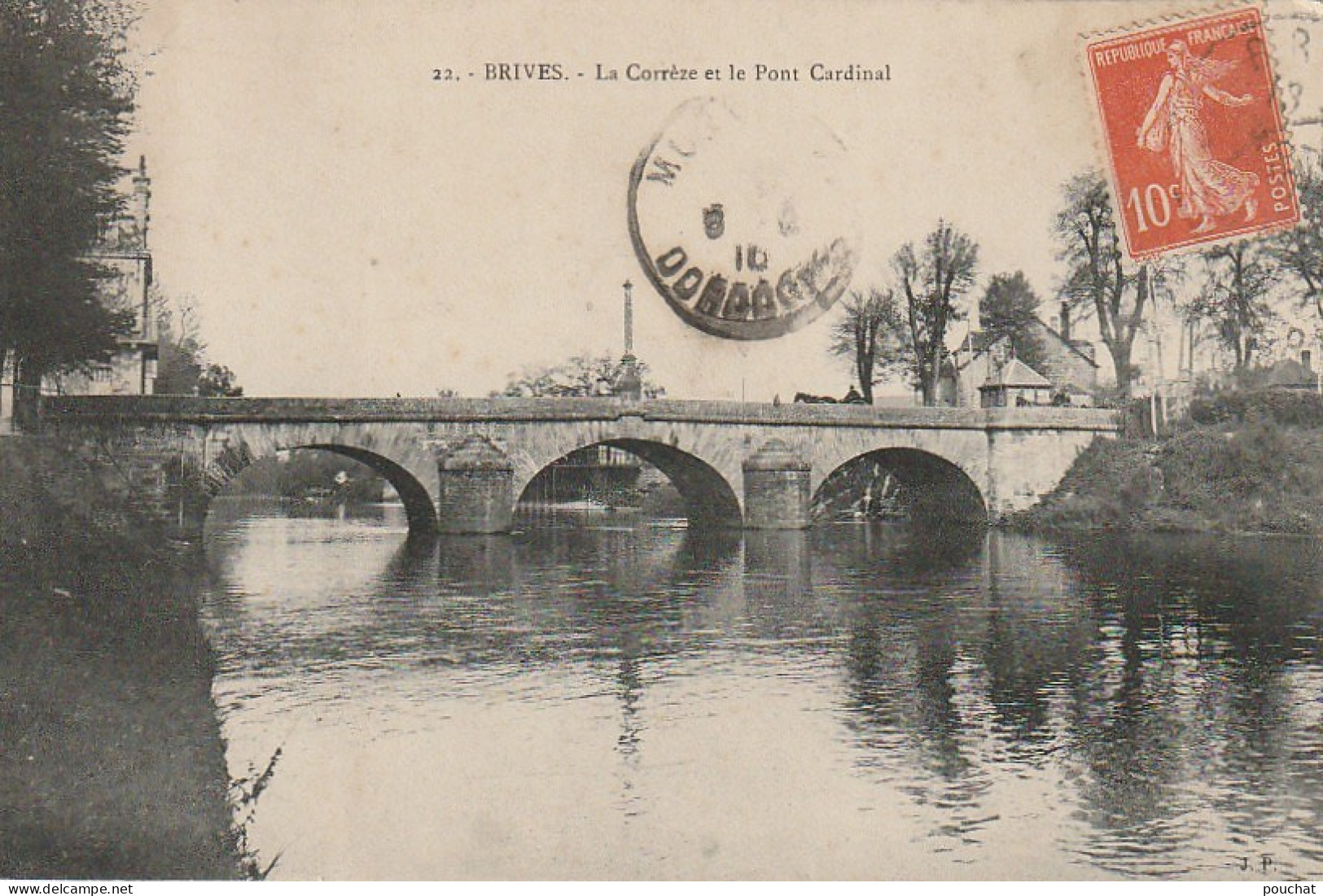 PE 13-(19) BRIVE - LA CORREZE ET LE PONT CARDINAL - 2 SCANS - Brive La Gaillarde