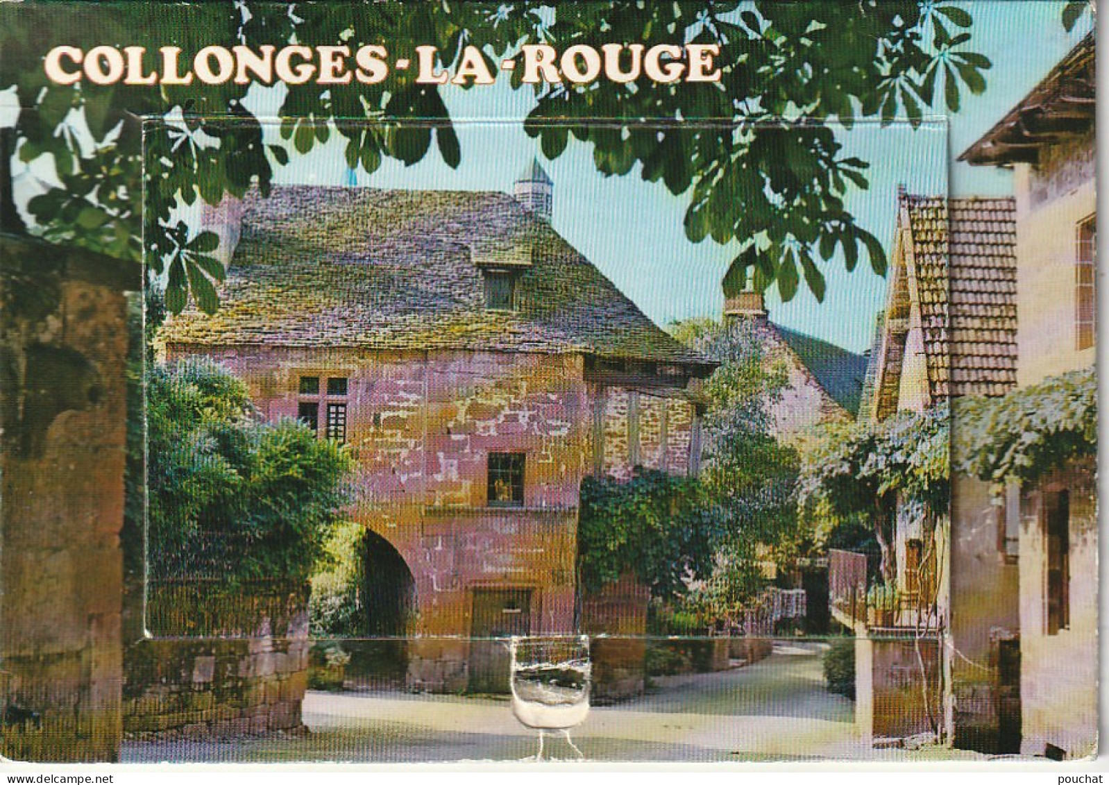 PE 14 -(19) COLLONGES LA ROUGE - CARTE COULEURS A SYSTEME - DEPLIANT 13 VUES - 3 SCANS - Other & Unclassified