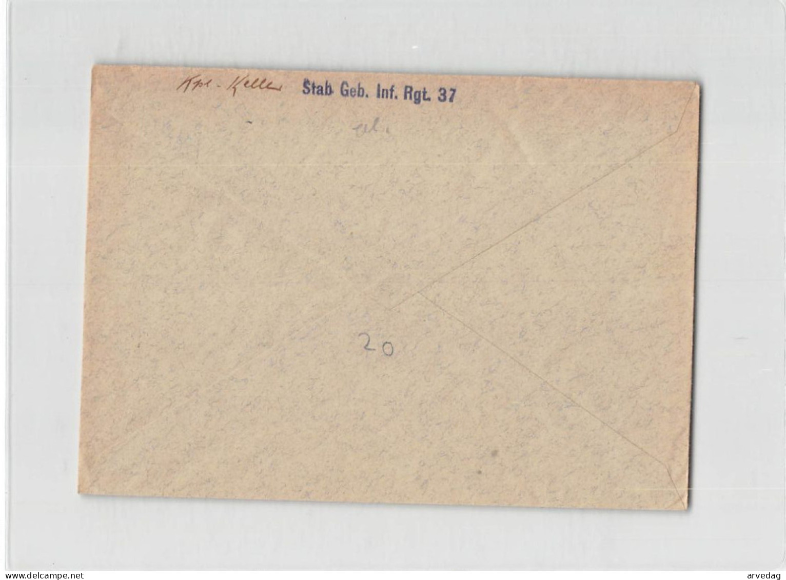 AG2676 TERRITORIAL FUS. KP II - 195 FELDPOST TO BASEL - Postmarks