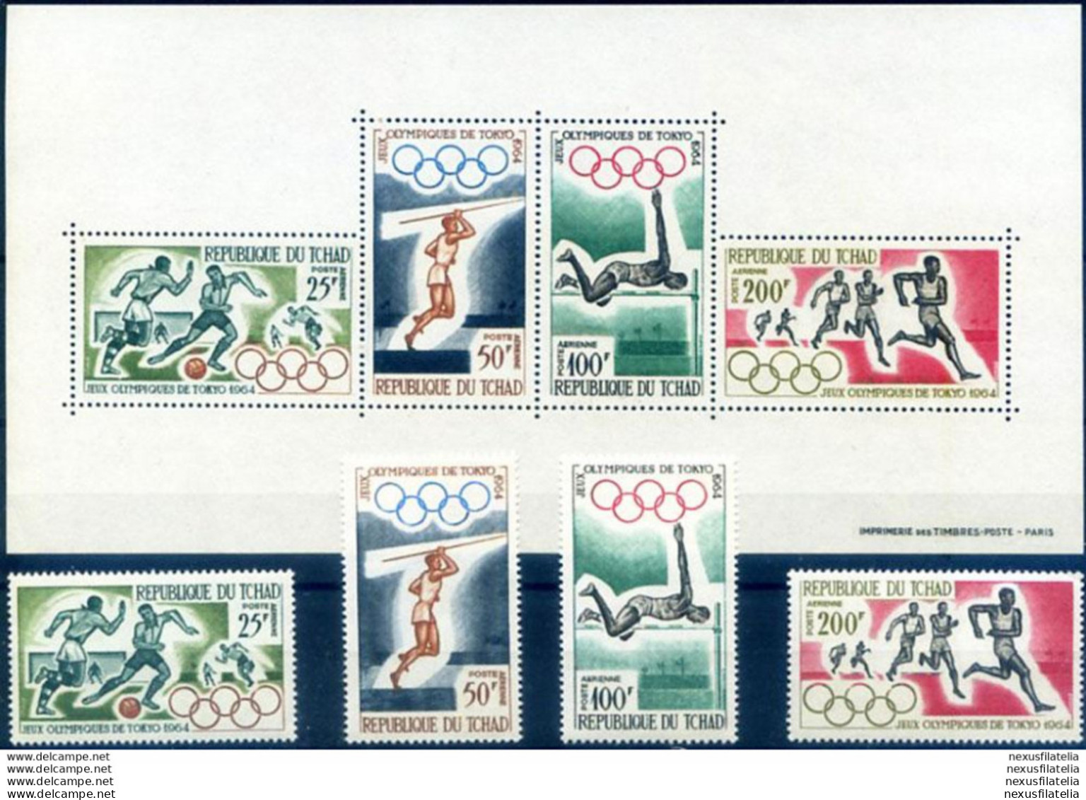 Sport. Olimpiadi Tokyo 1964. - Ciad (1960-...)